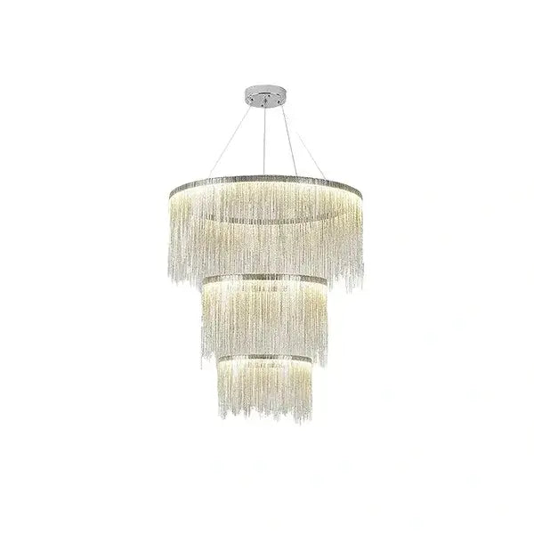 Suspension royale – Finition métal or/nikel satiné pour salon - Flindria