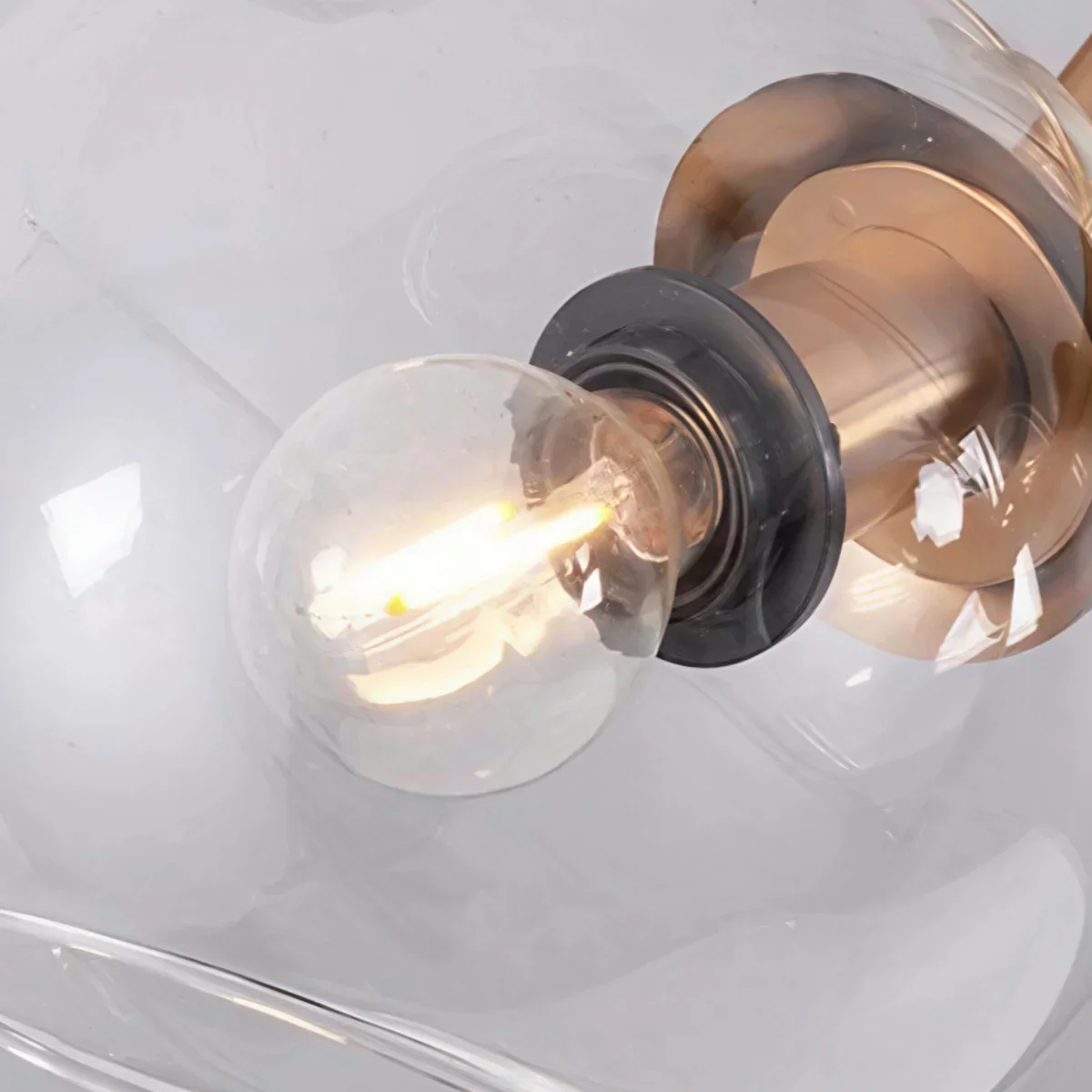 Modern Chandelier - Black/Gold Metal for Dining Room - Flindria