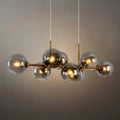 Modern Chandelier - Black/Gold Metal for Dining Room - Flindria