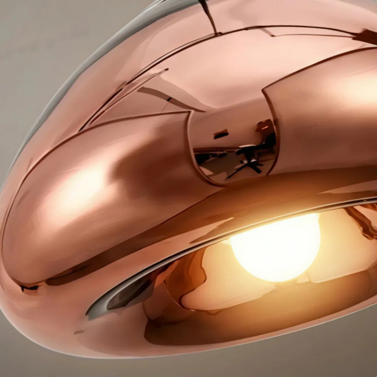 Moderne glas pendellampe -- guld/sølv metal til soveværelse - Flindria