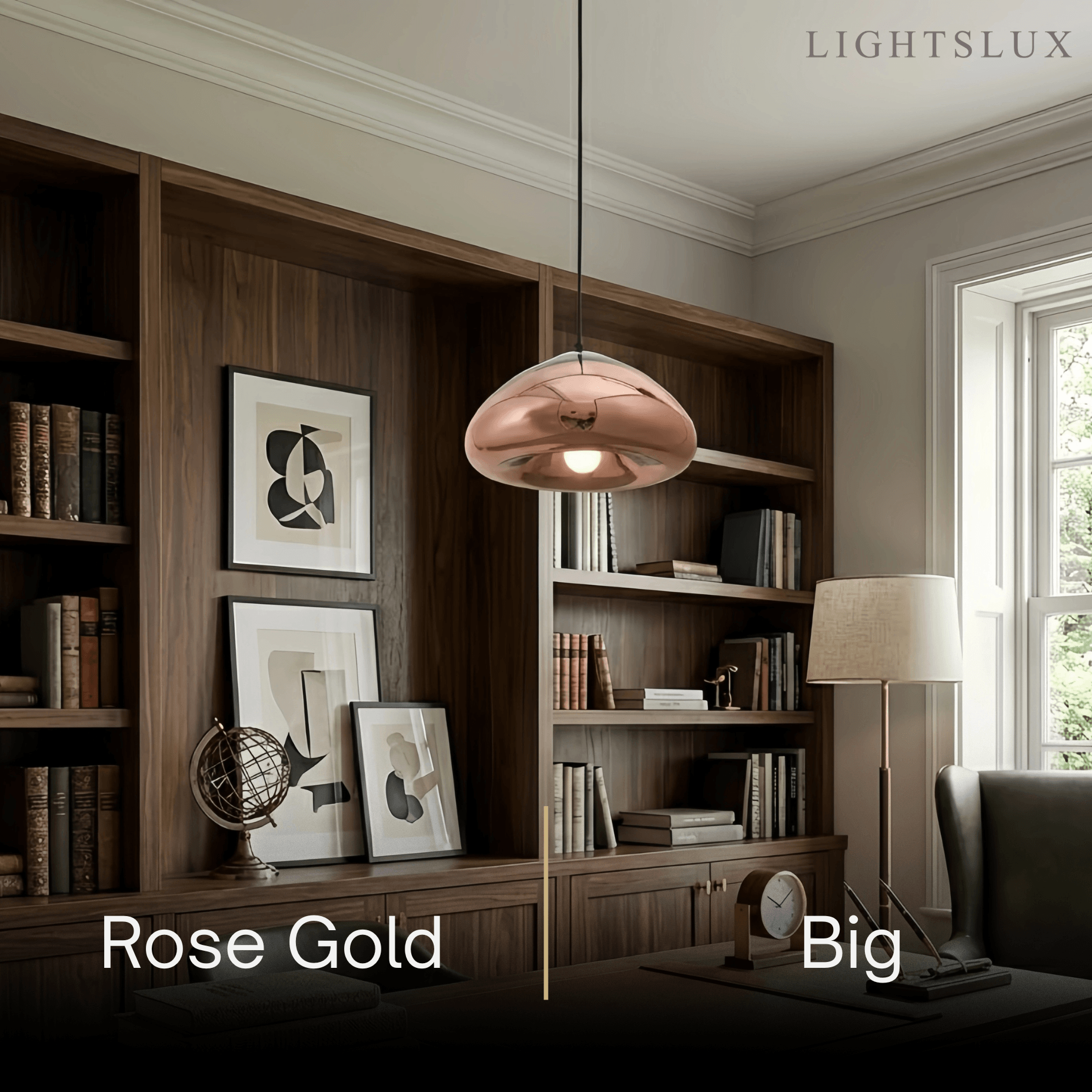Moderne glas pendellampe -- guld/sølv metal til soveværelse - Flindria