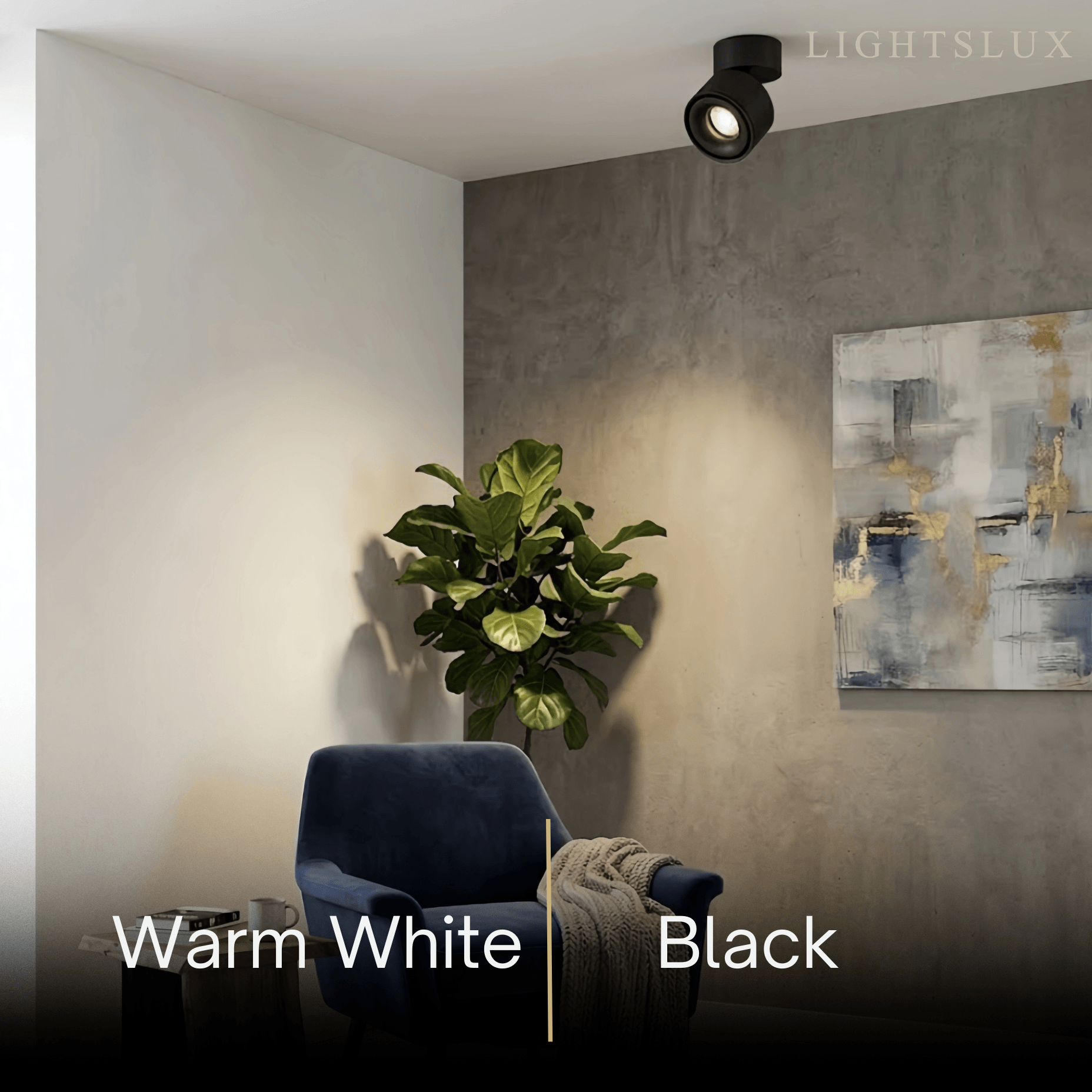 Modern Cylindrical Ceiling Light - Black/White Metal for Bedroom - Flindria