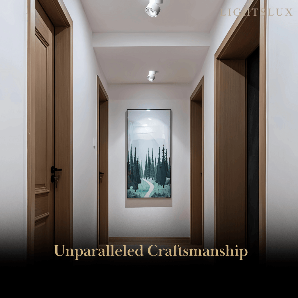 Modern Cylindrical Ceiling Light - Black/White Metal for Bedroom - Flindria