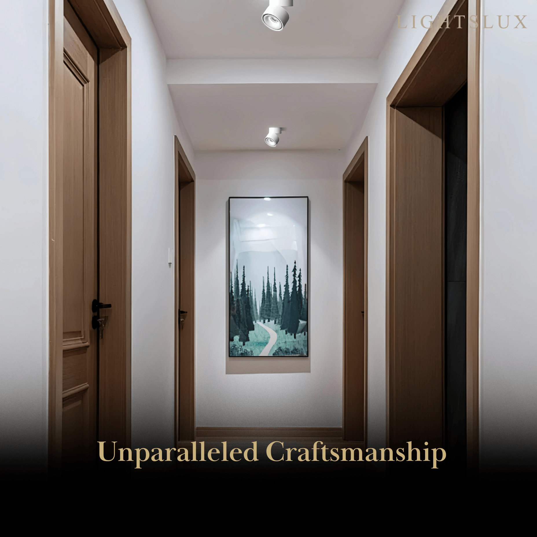 Modern Cylindrical Ceiling Light - Black/White Metal for Bedroom - Flindria