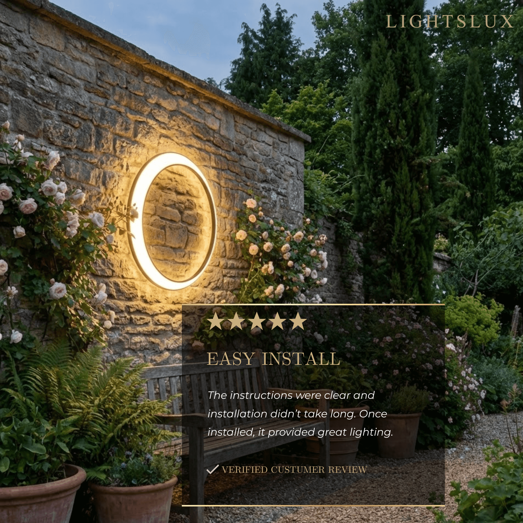 Art Deco LED Outdoor Wall Sconce with Remote Control for Exterior Spaces - Flindria