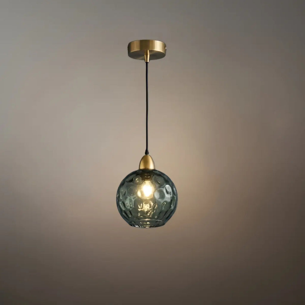 Modern Bubble Glass Pendant Light - 10 Color for Kitchen Island - Flindria