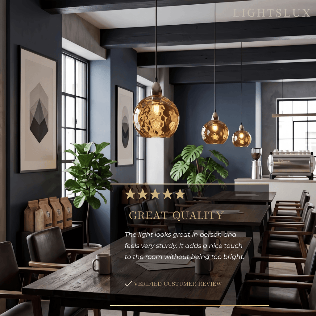 Modern Bubble Glass Pendant Light - 10 Color for Kitchen Island - Flindria