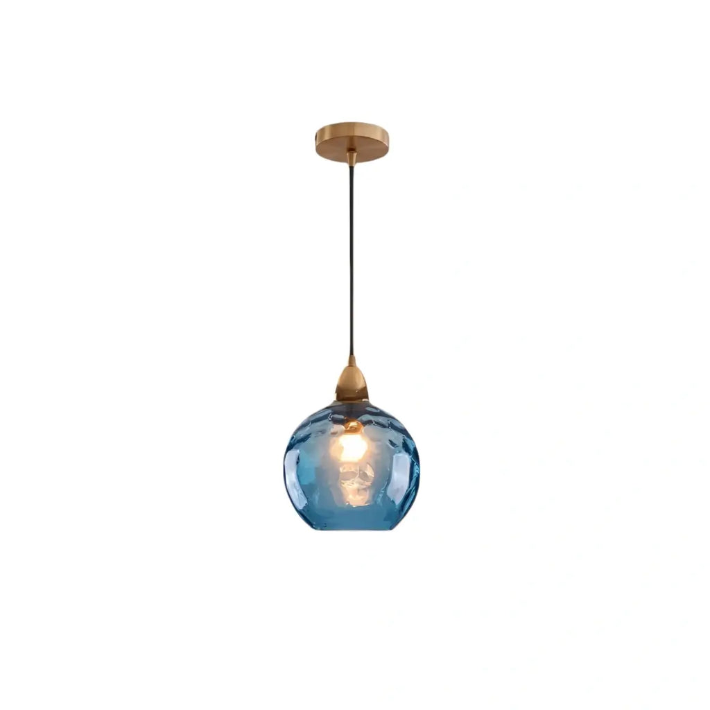 Modern Bubble Glass Pendant Light - 10 Color for Kitchen Island - Flindria