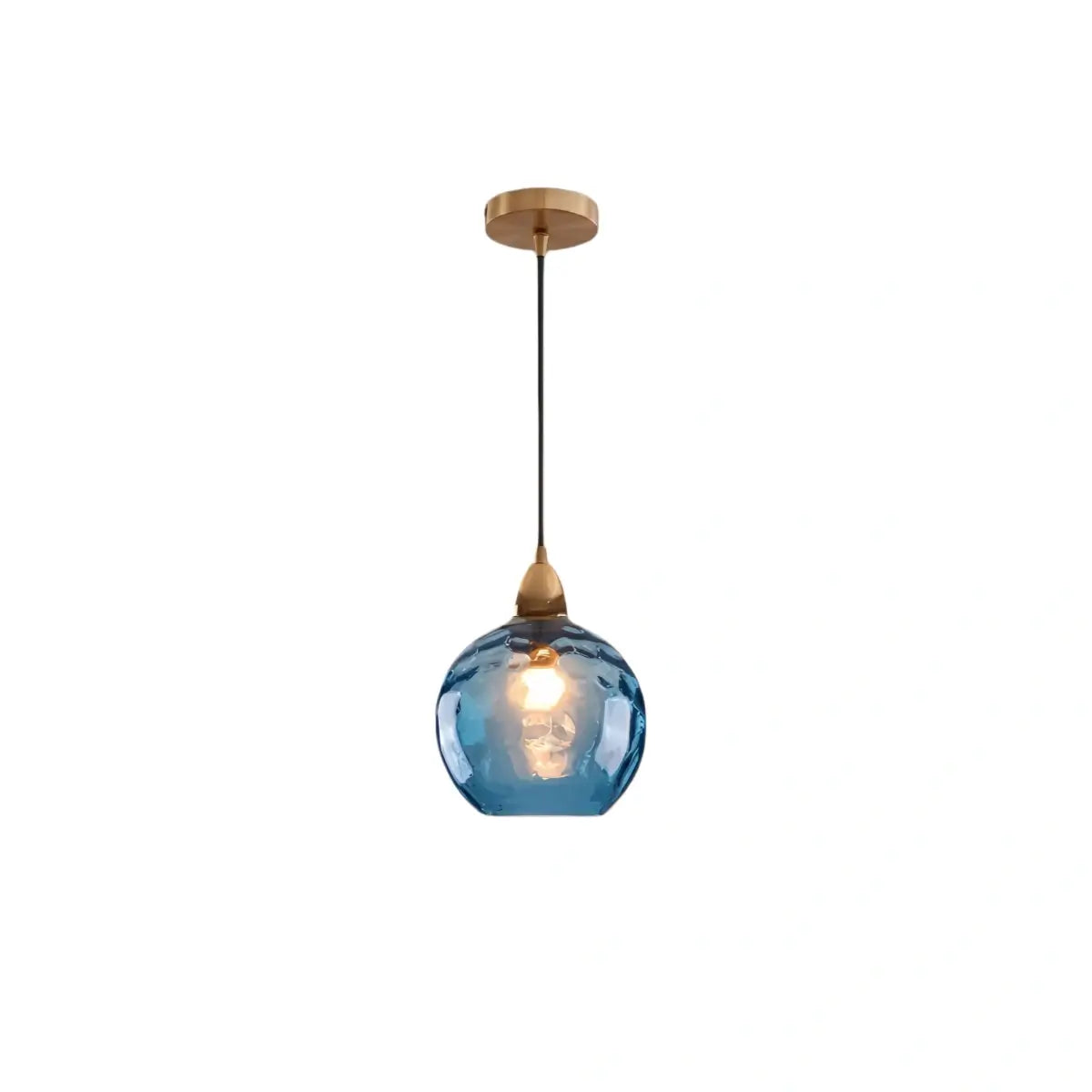 Modern Bubble Glass Pendant Light - 10 Color for Kitchen Island - Flindria