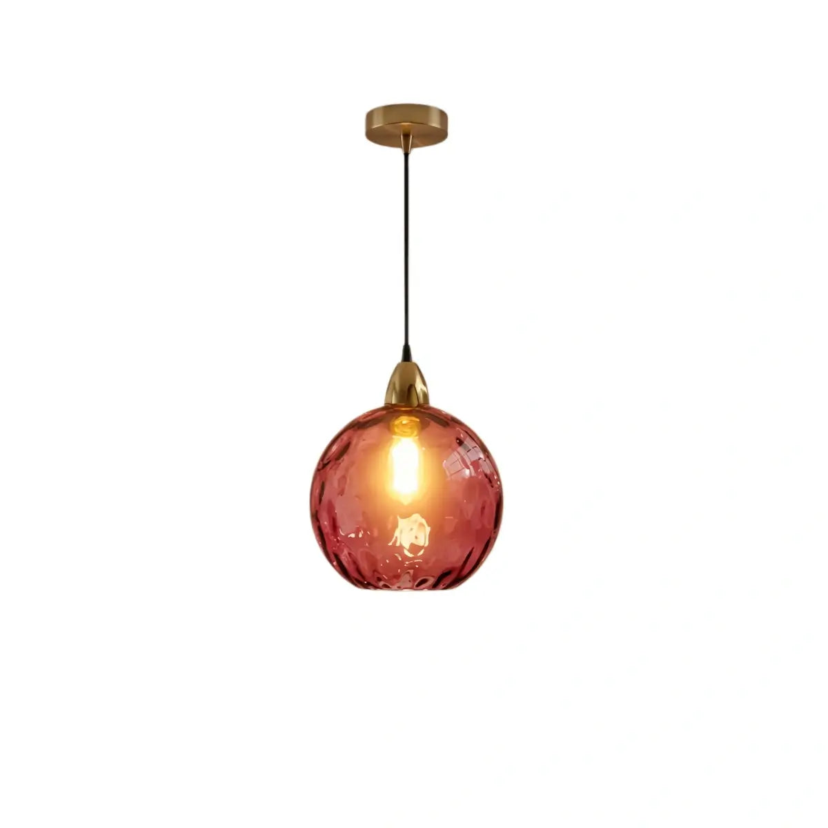 Modern Bubble Glass Pendant Light - 10 Color for Kitchen Island - Flindria