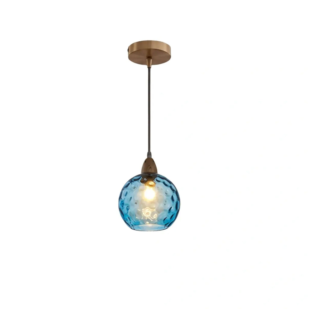 Modern Bubble Glass Pendant Light - 10 Color for Kitchen Island - Flindria