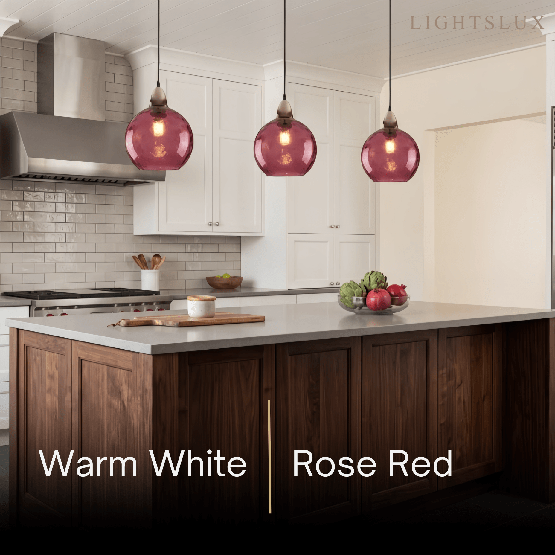 Modern Bubble Glass Pendant Light - 10 Color for Kitchen Island - Flindria