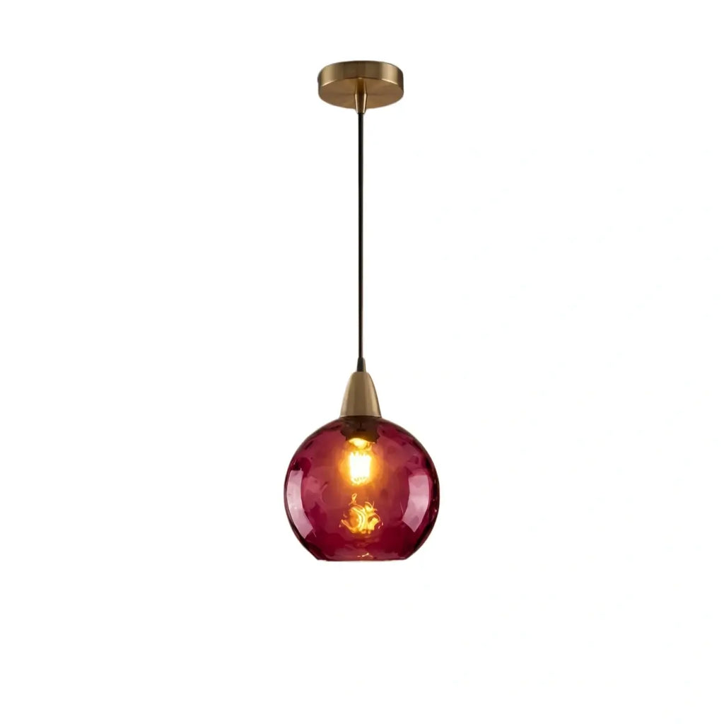 Modern Bubble Glass Pendant Light - 10 Color for Kitchen Island - Flindria