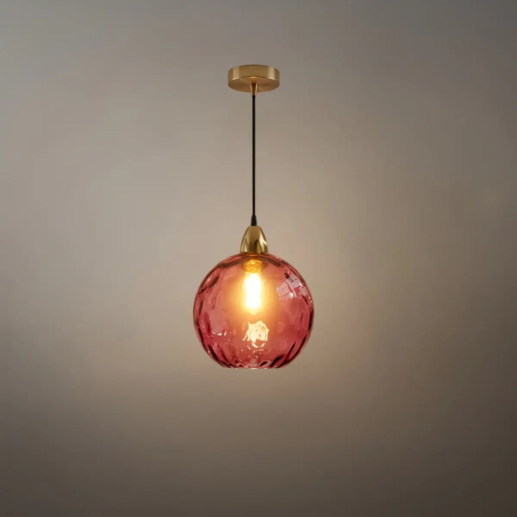 Modern Bubble Glass Pendant Light - 10 Color for Kitchen Island - Flindria