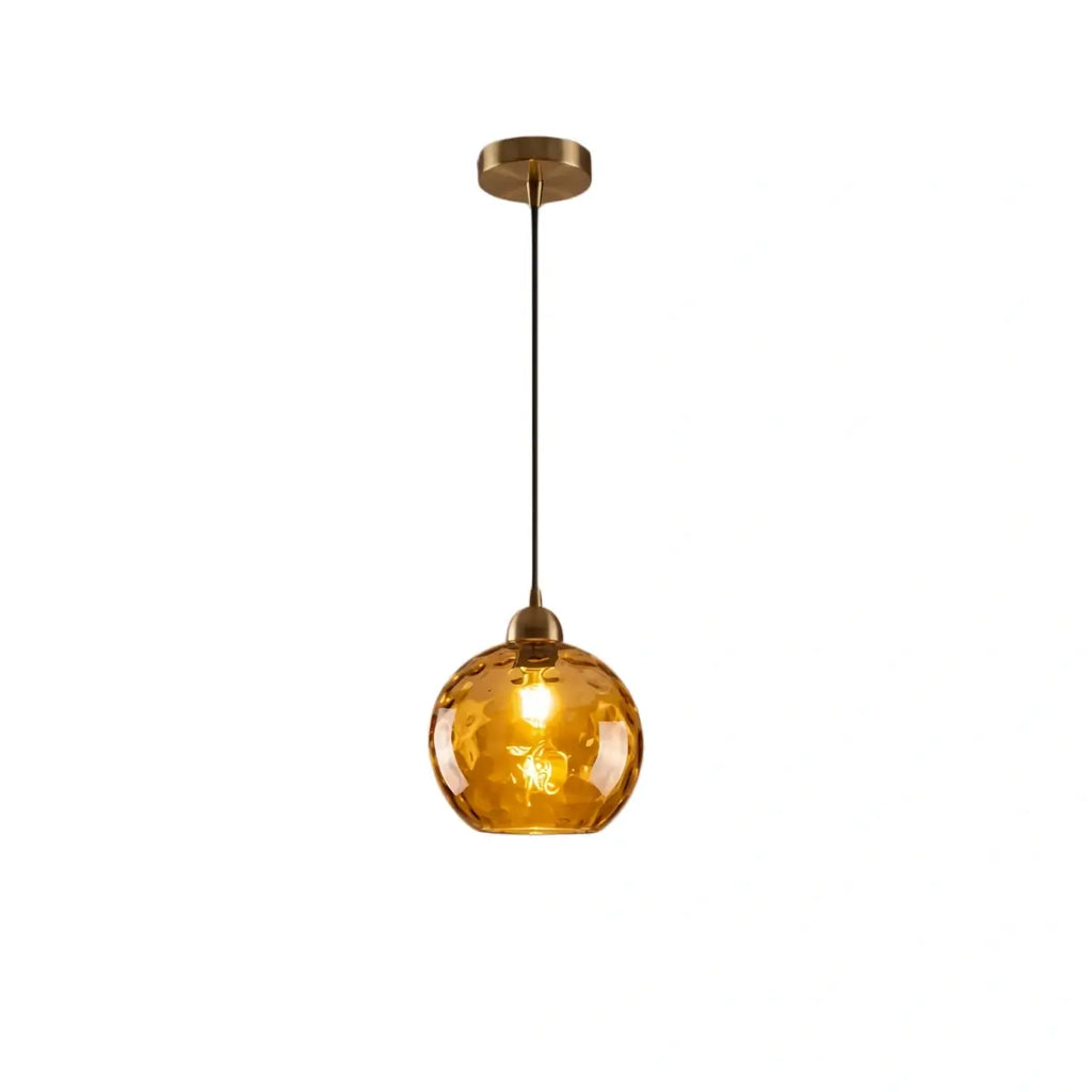Modern Bubble Glass Pendant Light - 10 Color for Kitchen Island - Flindria