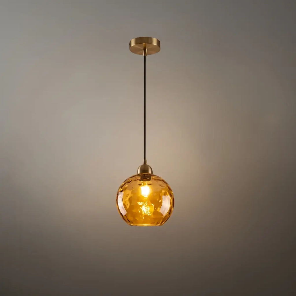 Modern Bubble Glass Pendant Light - 10 Color for Kitchen Island - Flindria