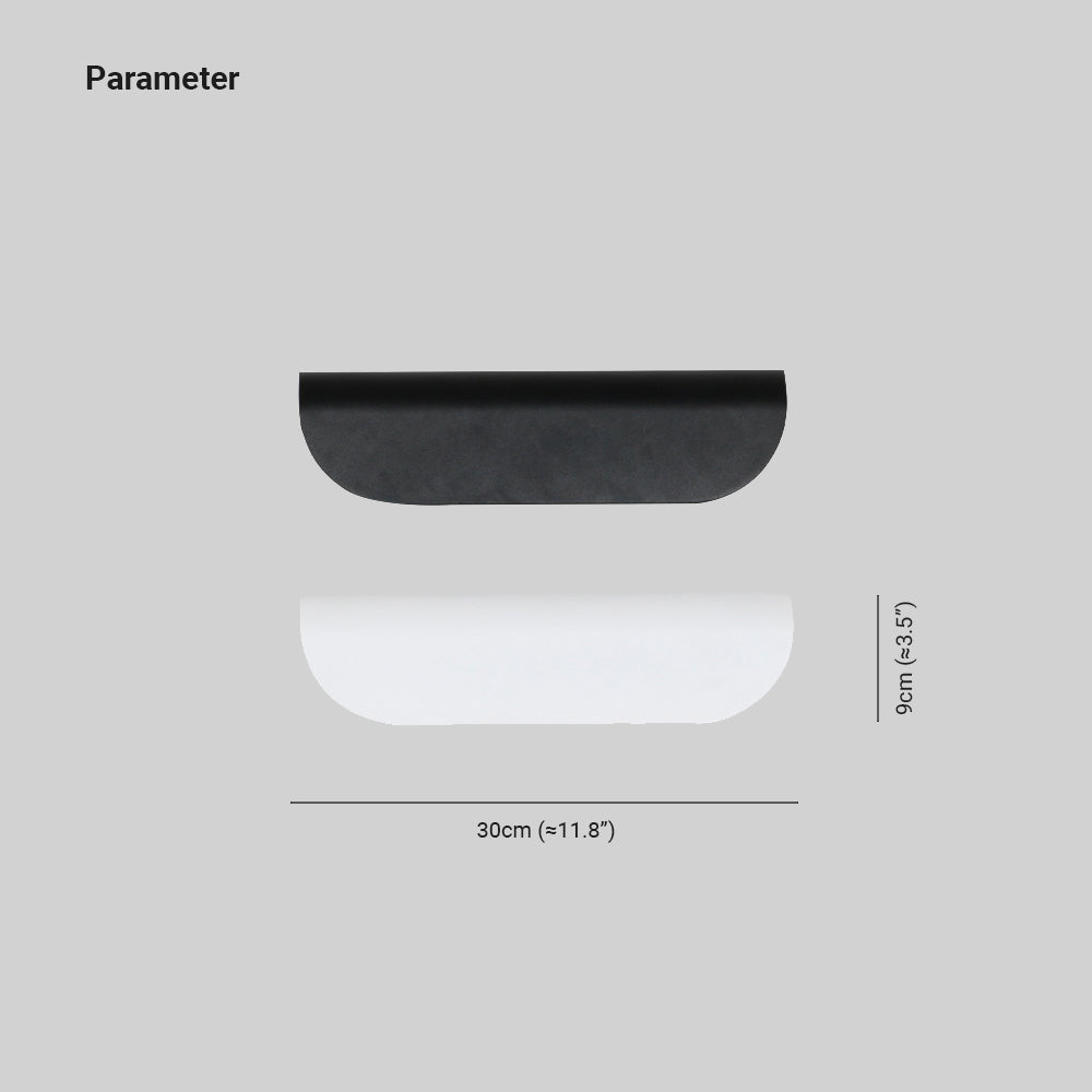 Caldera Exterior Wall Light With Curved Design And IP65 Rating