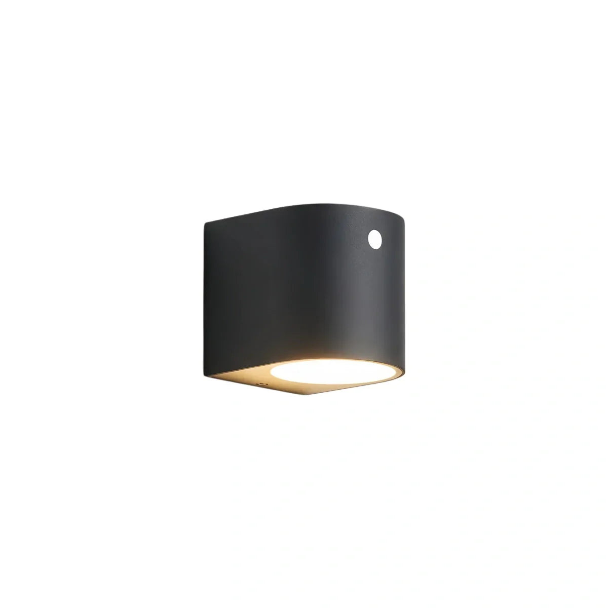 Minimalist Square/Cylindrical Outdoor Wall Lamp - Black Metal for Garden - Flindria