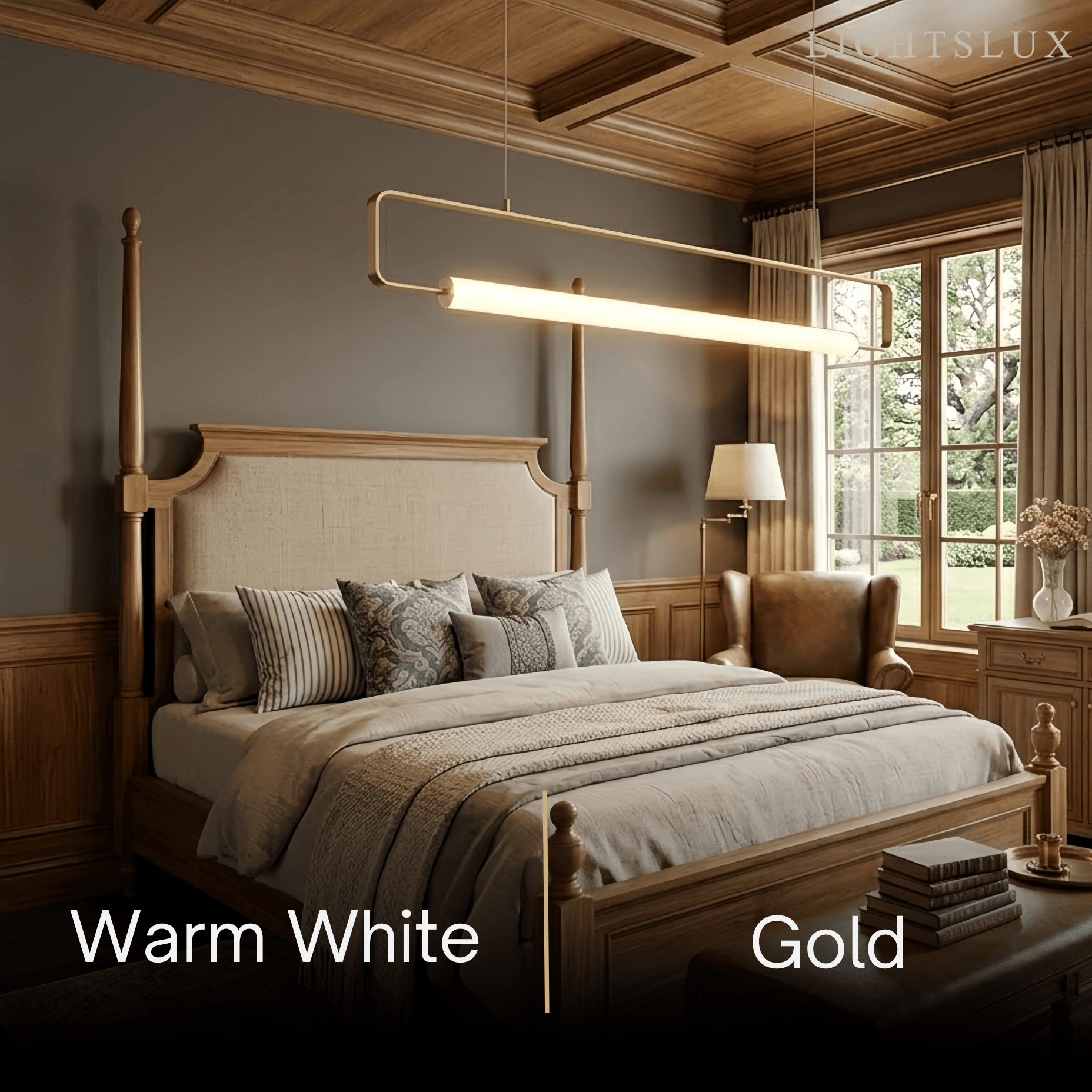Minimalist Rectangular Pendant Light - Metal & Acrylic for Kitchen - Flindria