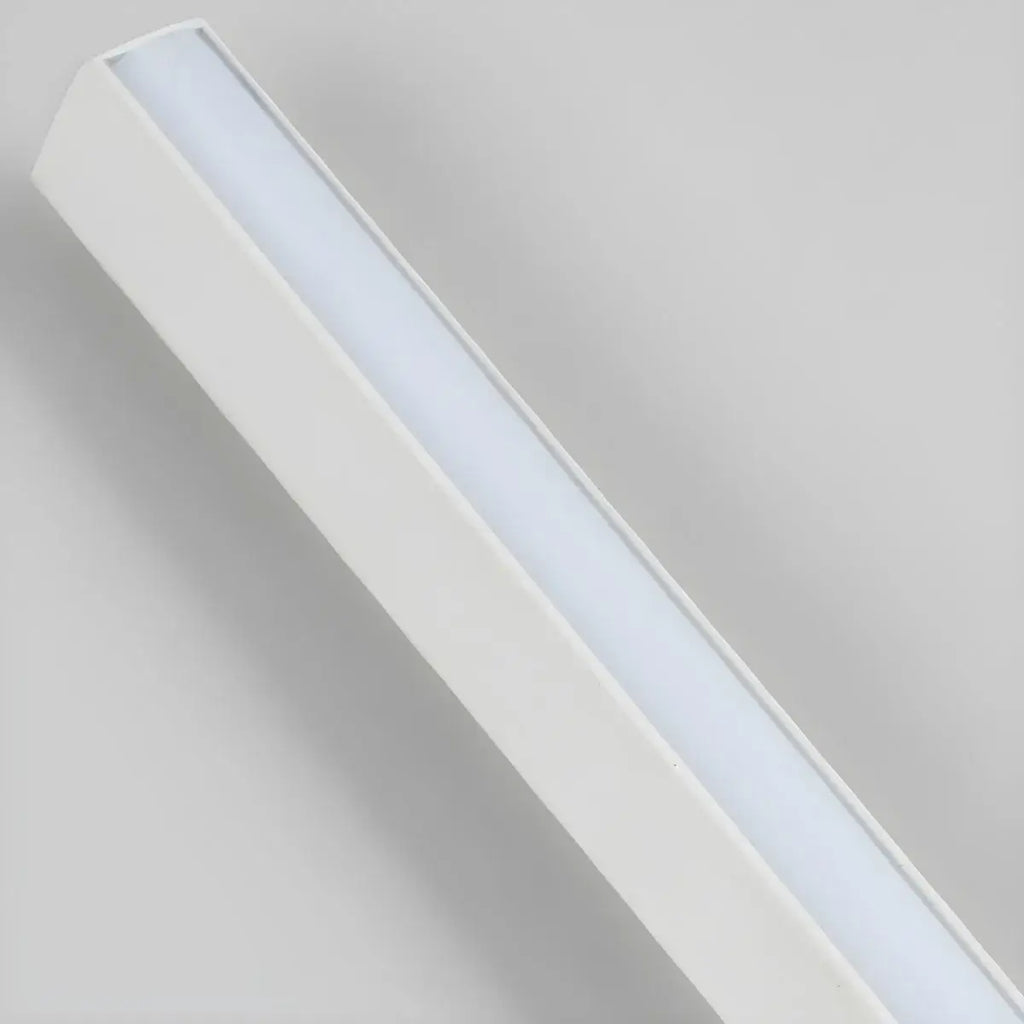 Minimalist Linear LED Wall Lamp – Black/White/ Red for Living Room - Flindria