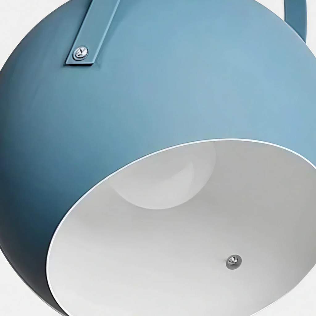 Nordic Art Deco Pendant Light — 5-Color Metal for Bedroom - Flindria