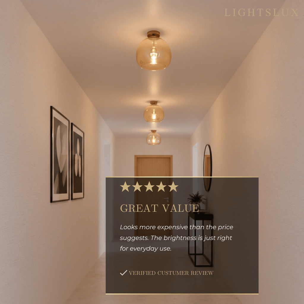 Moderní kulaté LED stropní/závěsné svítidlo – černá/zlatá pro chodbu - Flindria