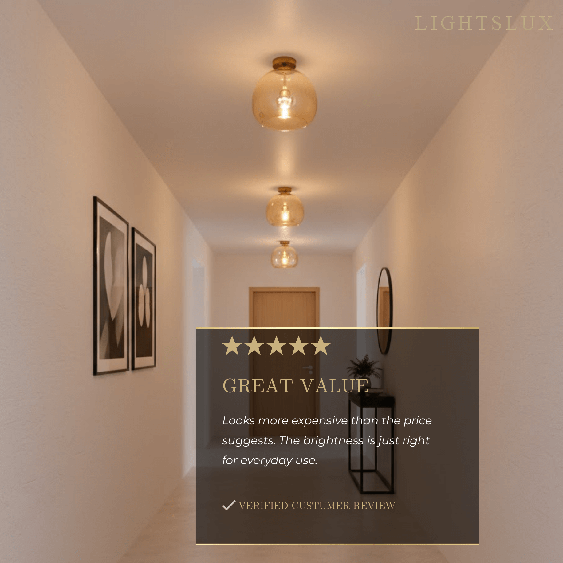 Moderní kulaté LED stropní/závěsné svítidlo – černá/zlatá pro chodbu - Flindria