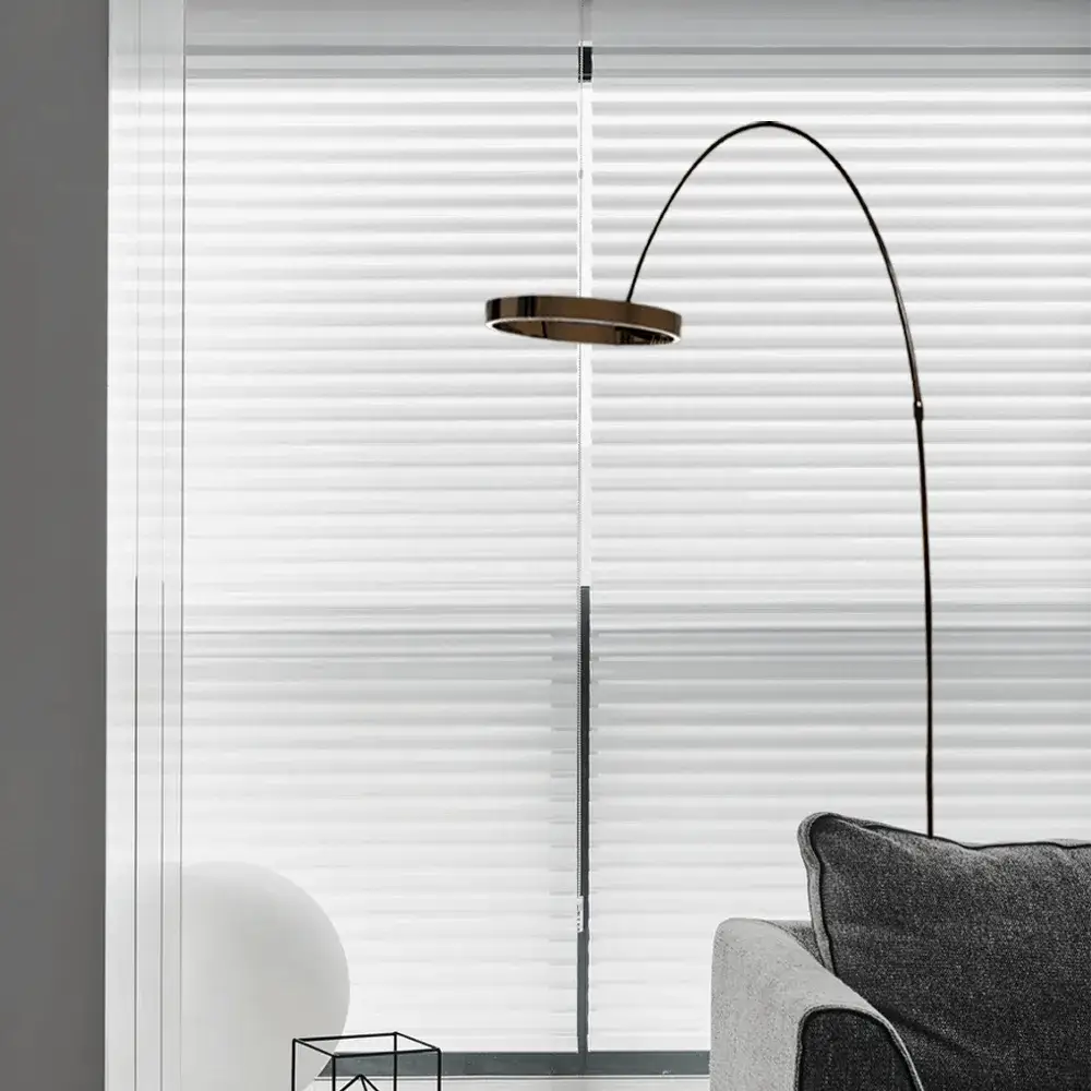 Lampadaire Rond Moderne – Design Minimaliste en Métal Noir pour Salon - Flindria