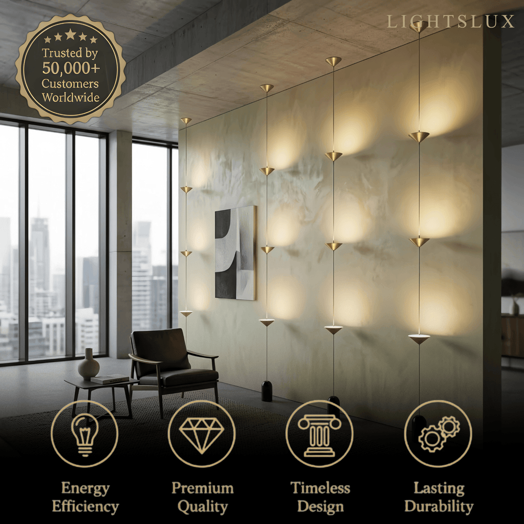 Minimalist Pendant Lamp -- Iron & Marble with Adjustable Height in Black/Gold for Living Room Bedroom - Flindria