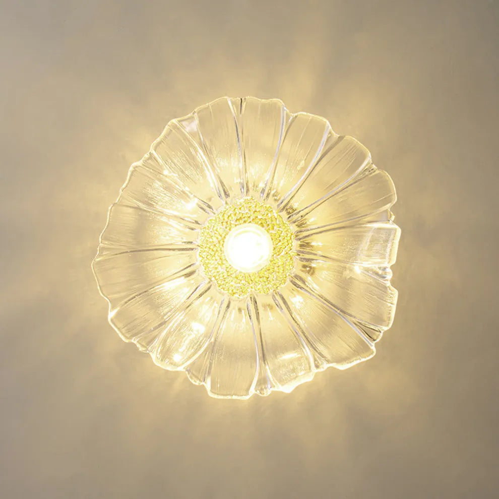 Luz de techo y colgante Royal - Vidrio/metal claro/verde con capucha para comedor - Flindria