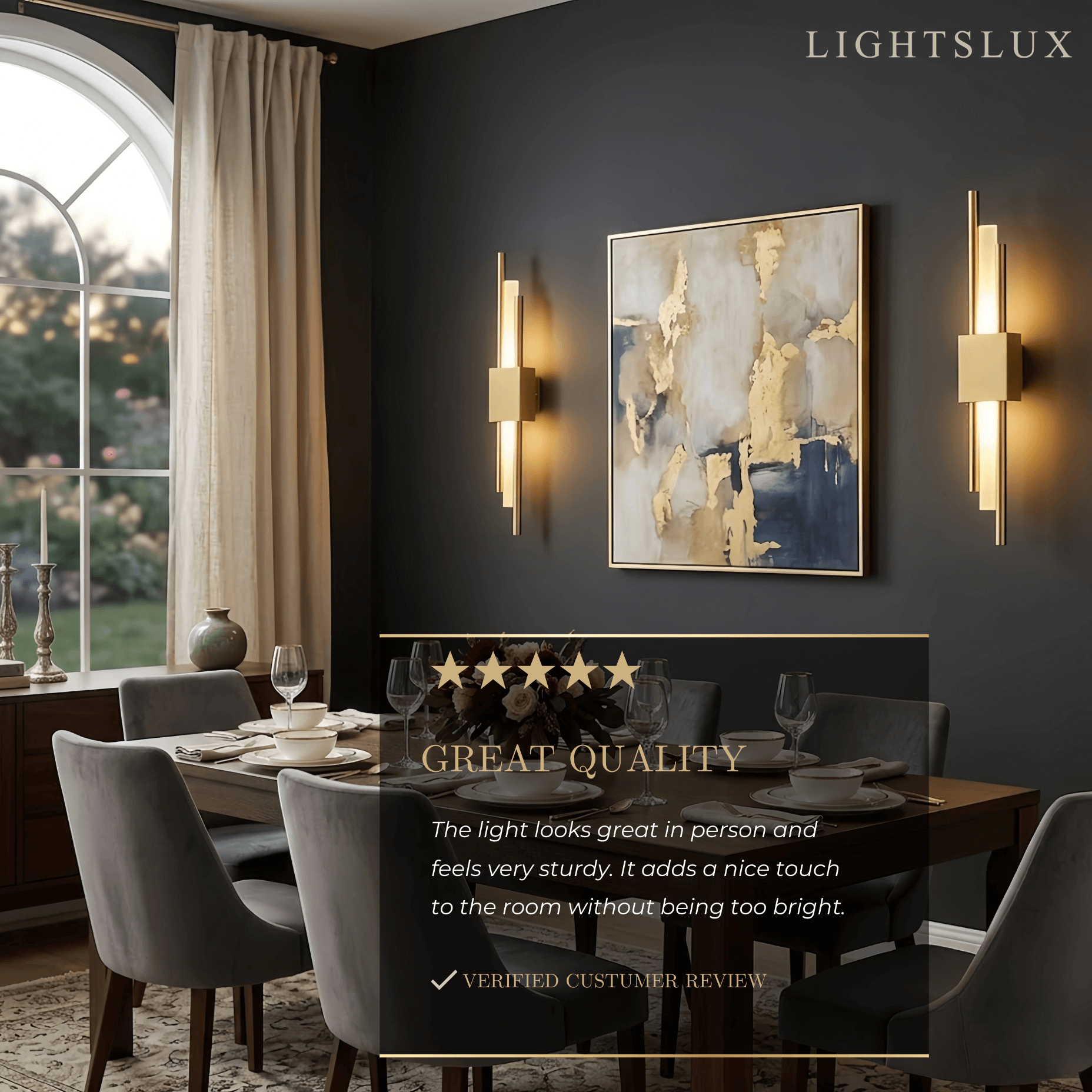 Lámpara de pared cilíndrica moderna – Luz de dormitorio de metal en dorado/verde/blanco - Flindria