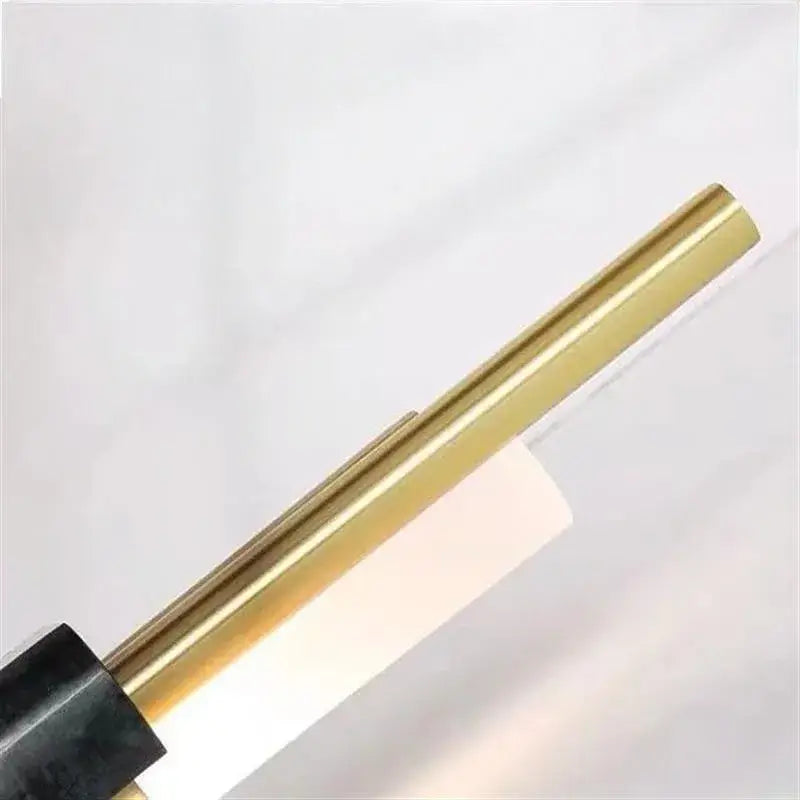 Lámpara de pared cilíndrica moderna – Luz de dormitorio de metal en dorado/verde/blanco - Flindria