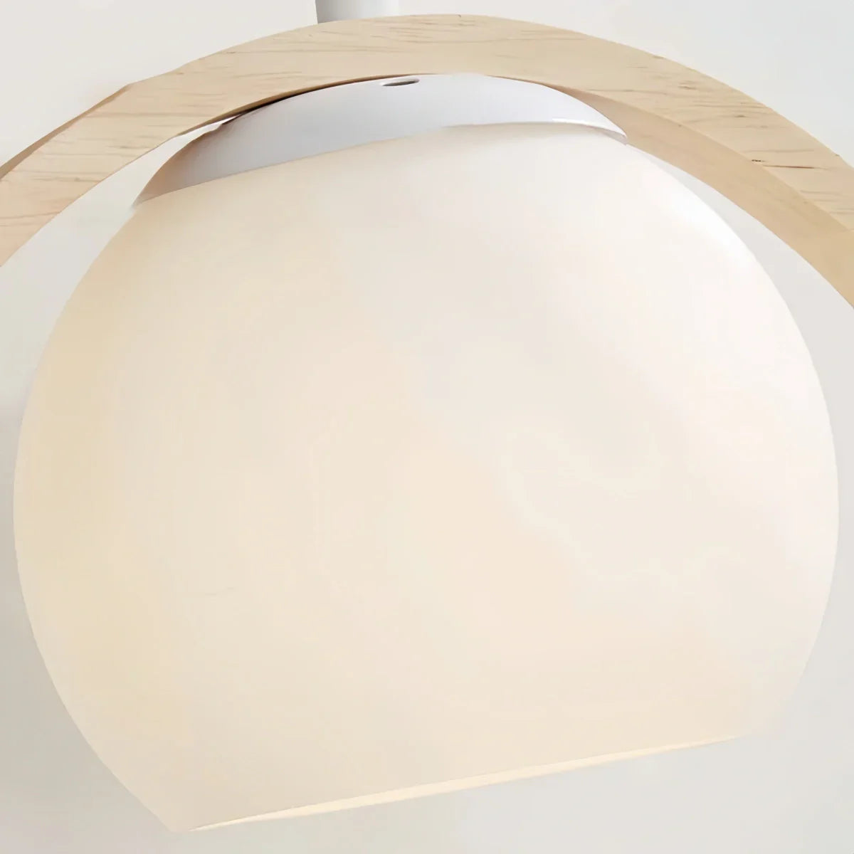 Modern Wood Pendant Light – Ring With Bird for Living/Dining Room - Flindria
