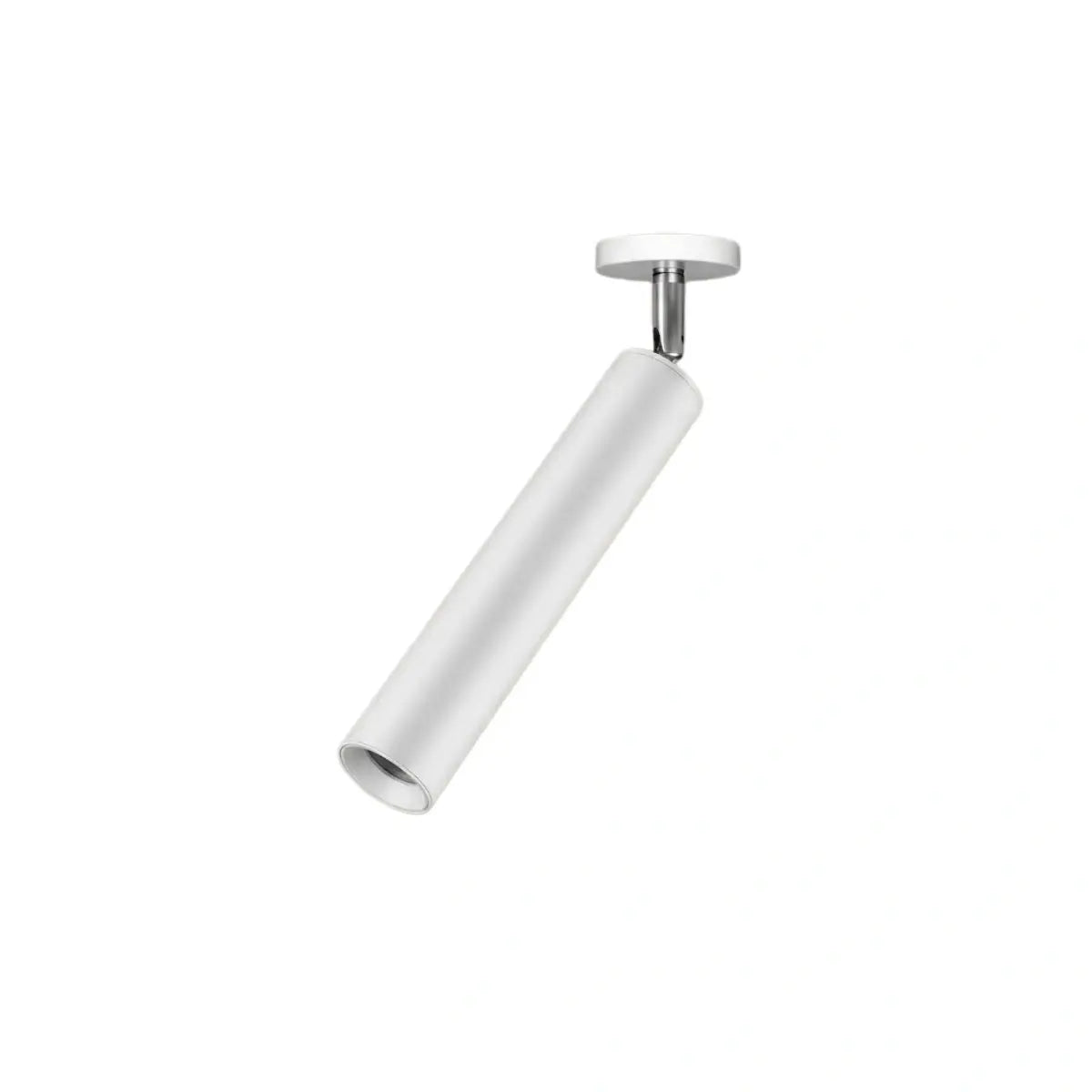 Modern Linear Ceiling Light - Black Metal Long Tube for Living Room - Flindria