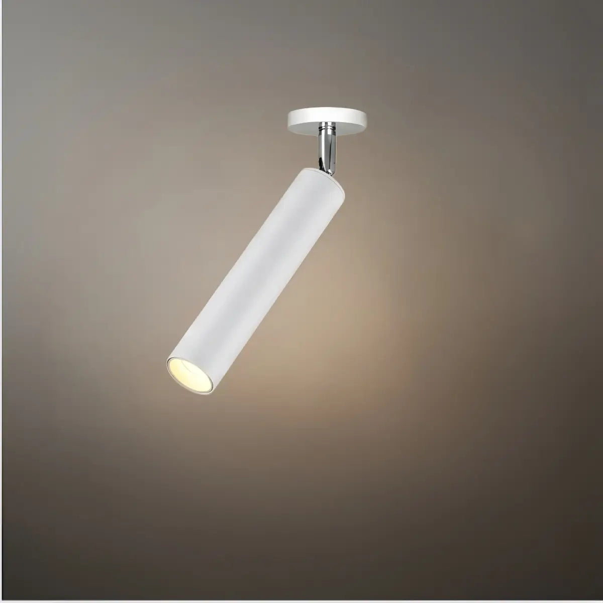 Modern Linear Ceiling Light - Black Metal Long Tube for Living Room - Flindria
