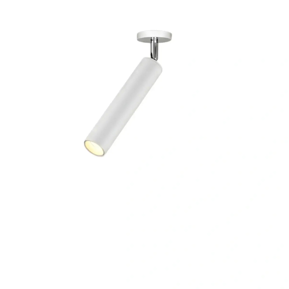 Modern Linear Ceiling Light - Black Metal Long Tube for Living Room - Flindria