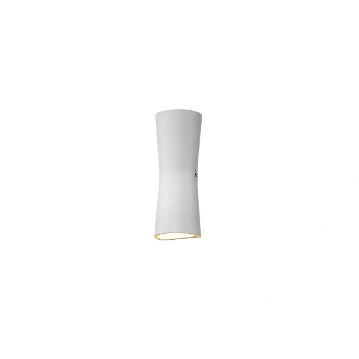 Modern Outdoor Wall Lamp - Black/White Metal Cylindrical Design for Garden - Flindria
