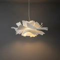 Modern Flower-Shaped Pendant Light – White Metal/Acrylic for Dining Room - Flindria