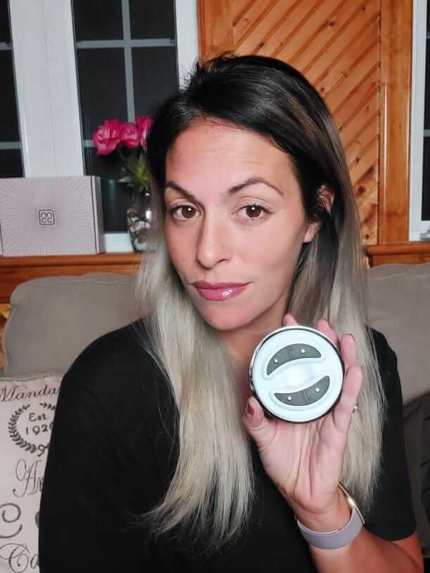 Patch LED per il contorno occhi — Terapia a luce rossa e impulsi EMS