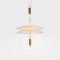 LED Acrylic Chandelier Ceiling Light – Gold Black Finish, 50 or 67 cm Sizes