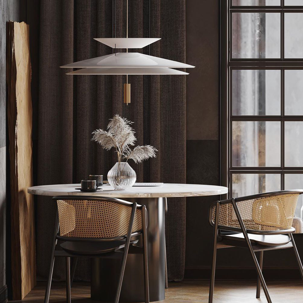 LED Acrylic Chandelier Ceiling Light – Gold Black Finish, 50 or 67 cm Sizes