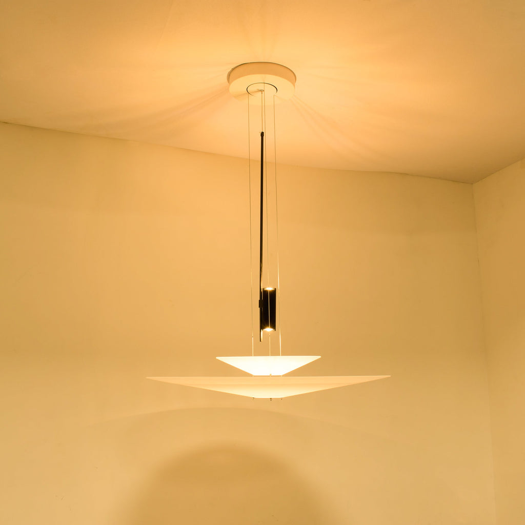 LED Acrylic Chandelier Ceiling Light – Gold Black Finish, 50 or 67 cm Sizes