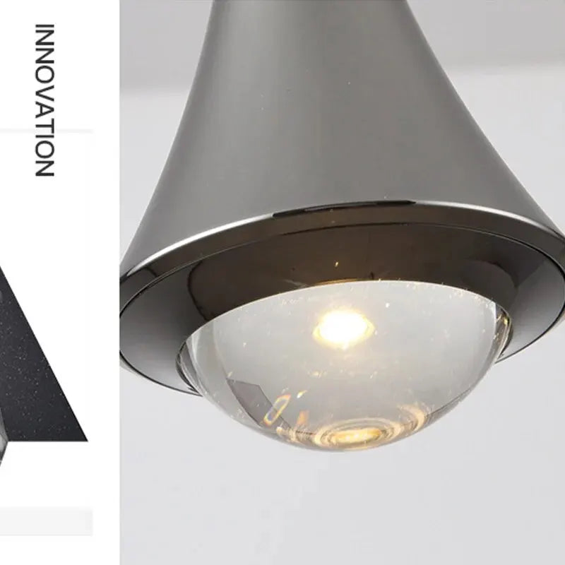 Lyraea Pendant Lamp In Silver Finish For Elegant Interiors
