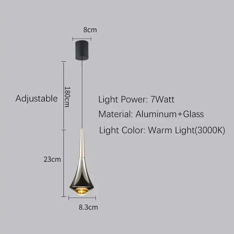 Lyraea Pendant Lamp In Silver Finish For Elegant Interiors