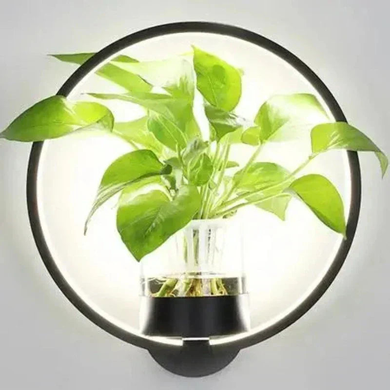 LuminaireSconce væglampe med planteholder - moderne belysningsdekoration