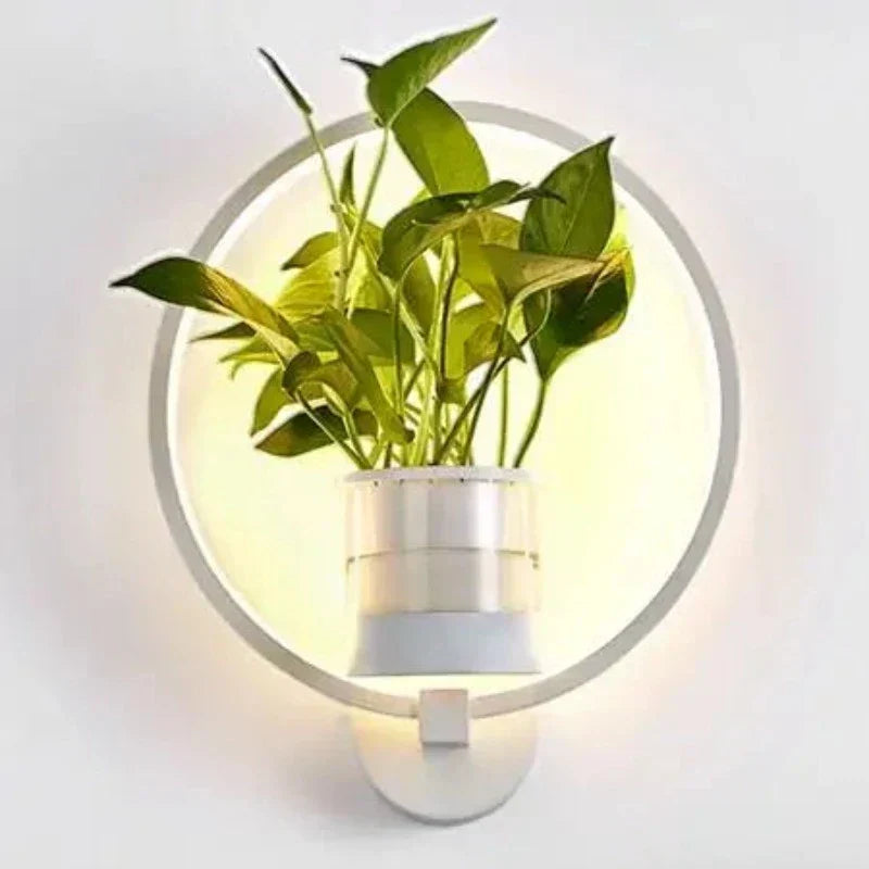 LuminaireSconce væglampe med planteholder - moderne belysningsdekoration