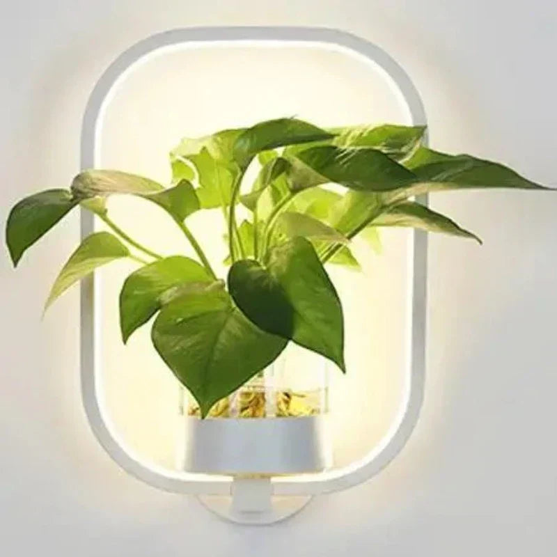 LuminaireSconce væglampe med planteholder - moderne belysningsdekoration