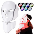 Rotlichttherapiemaske mit 7 Farben — LED-Behandlung für Gesicht und Hals