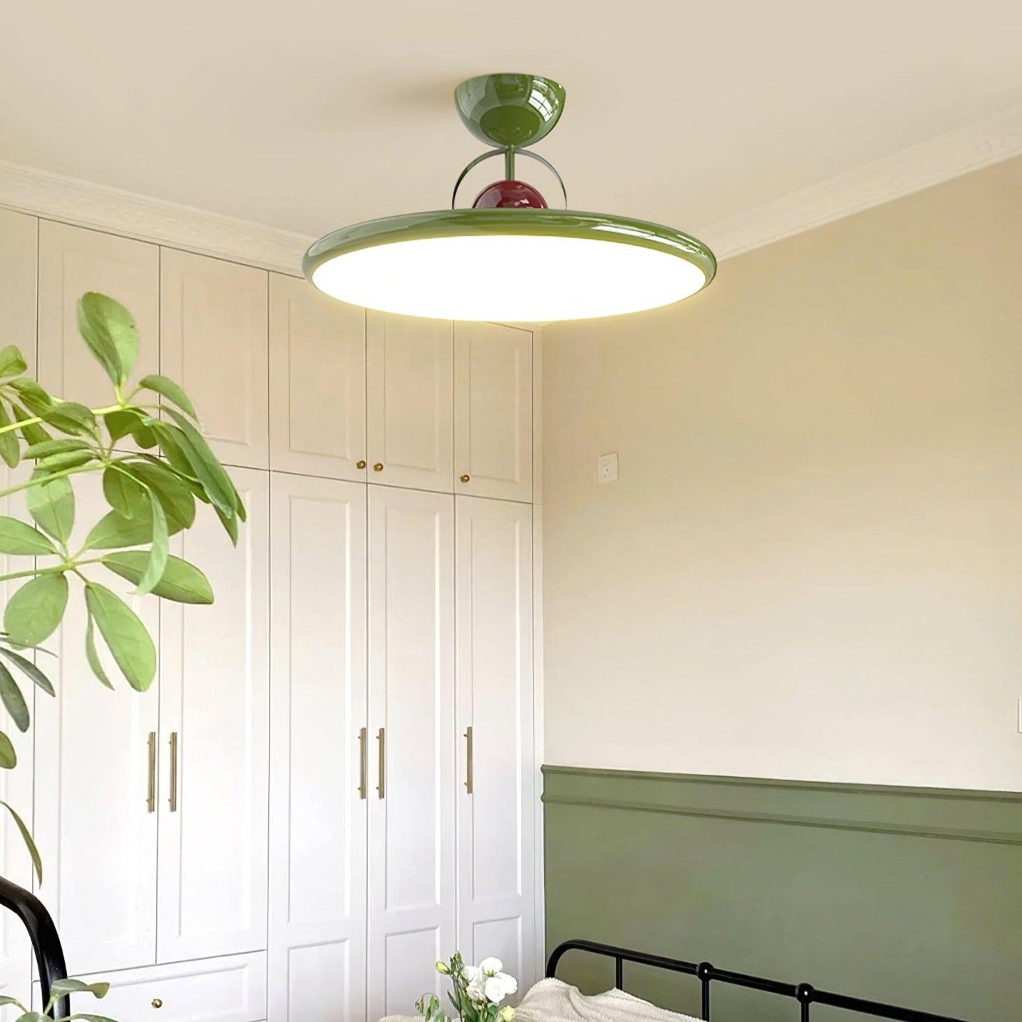 Nolari Ceiling Light Modern LED Fixture With Metal And Acrylic Finish