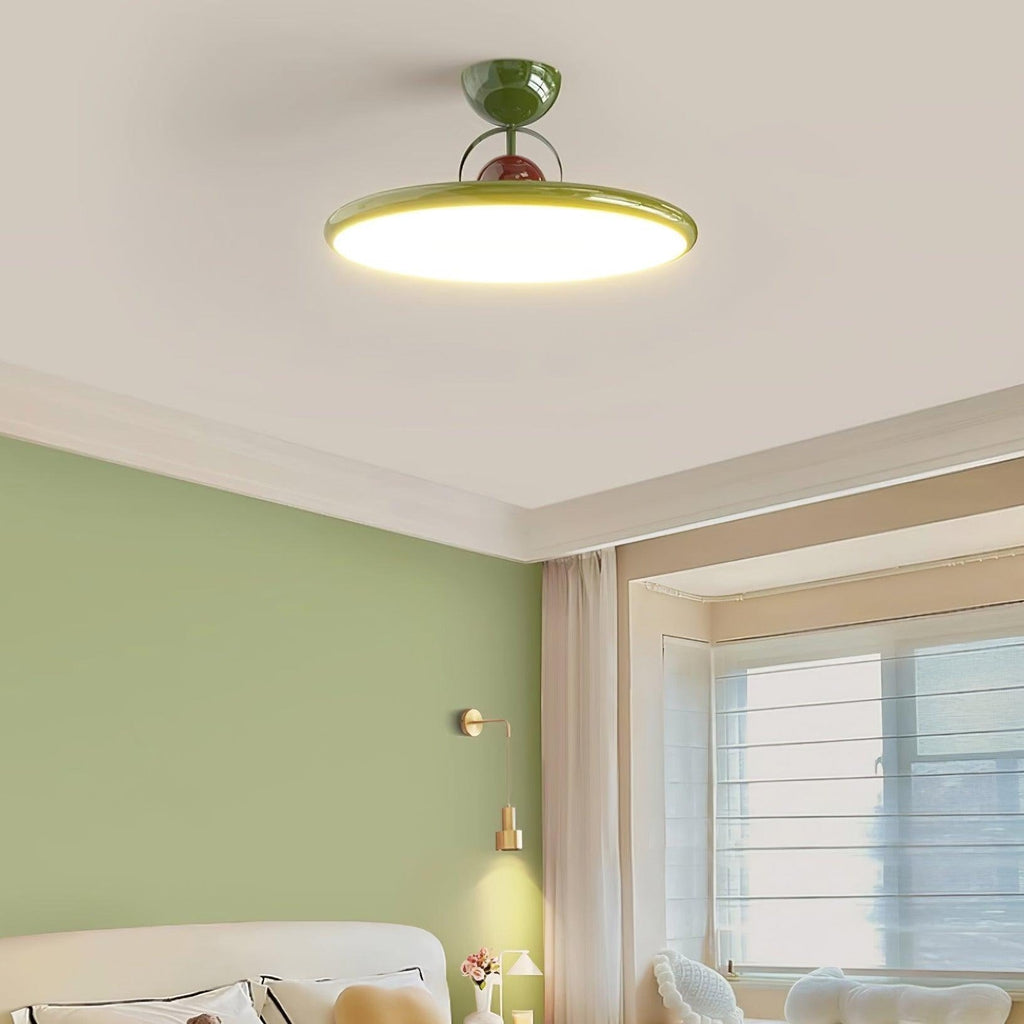 Nolari Ceiling Light Modern LED Fixture With Metal And Acrylic Finish